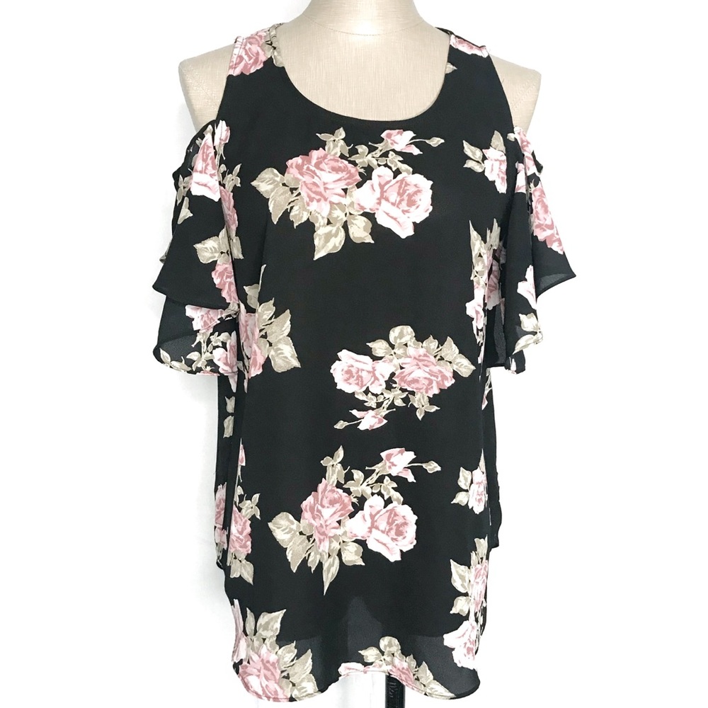 BCX Floral Blouse